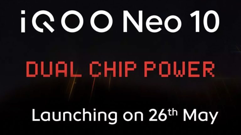 iQOO Neo 10 with Snapdragon 8s Gen 4, 7000mAh Battery To Launch in India on 26th May